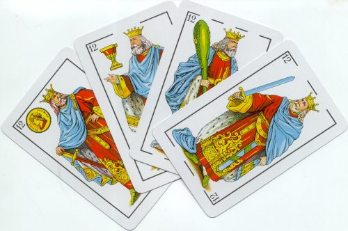 Tarot con cartas de la baraja española
