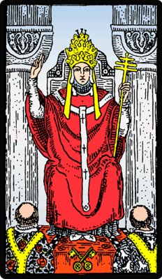 Significado de la carta del Tarot el Hierofante (El Papa)