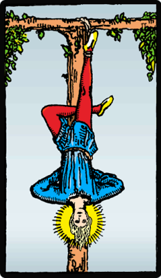 El Colgado, significado de la carta del tarot