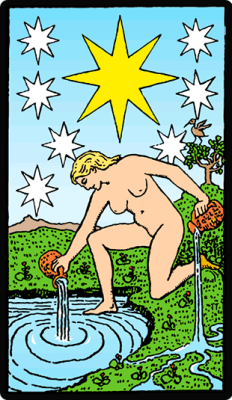 La estrella en las cartas del Tarot