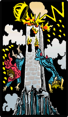 Significado de la carta del Tarot La Torre